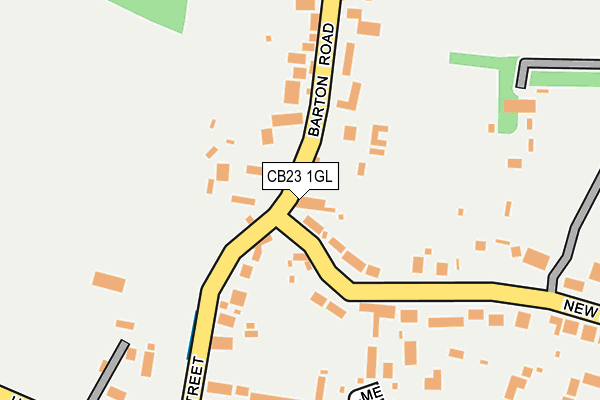 CB23 1GL map - OS OpenMap – Local (Ordnance Survey)