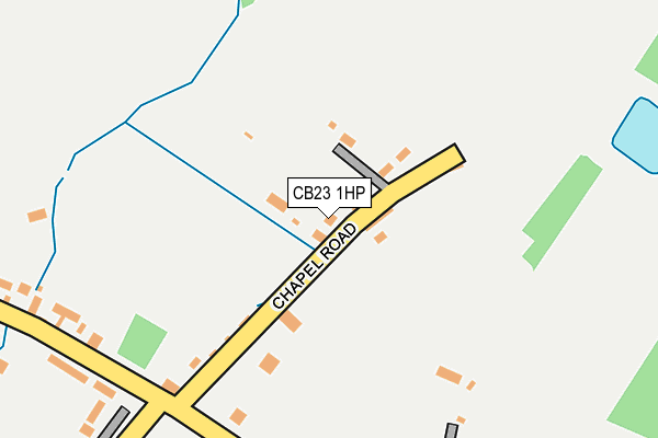 CB23 1HP map - OS OpenMap – Local (Ordnance Survey)