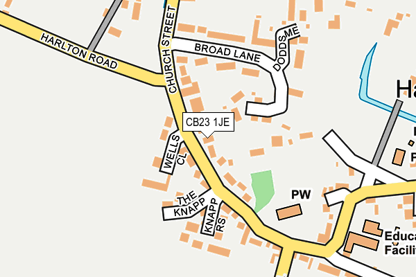 CB23 1JE map - OS OpenMap – Local (Ordnance Survey)