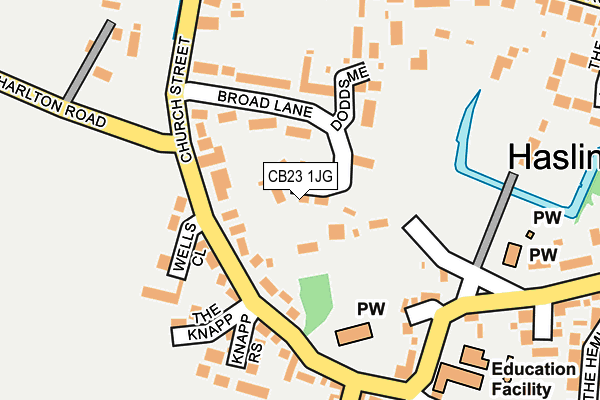 CB23 1JG map - OS OpenMap – Local (Ordnance Survey)