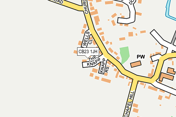 CB23 1JH map - OS OpenMap – Local (Ordnance Survey)