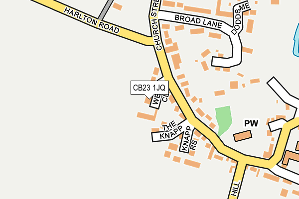 CB23 1JQ map - OS OpenMap – Local (Ordnance Survey)