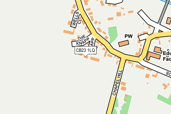 CB23 1LQ map - OS OpenMap – Local (Ordnance Survey)