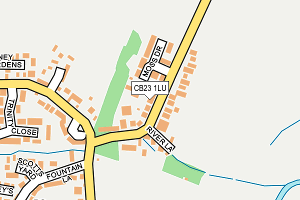 CB23 1LU map - OS OpenMap – Local (Ordnance Survey)