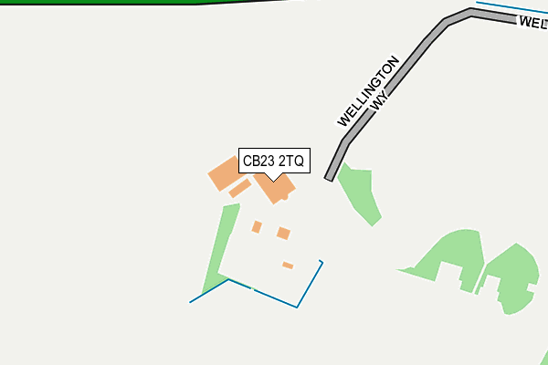 CB23 2TQ map - OS OpenMap – Local (Ordnance Survey)