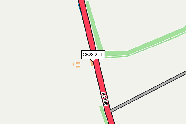CB23 2UT map - OS OpenMap – Local (Ordnance Survey)