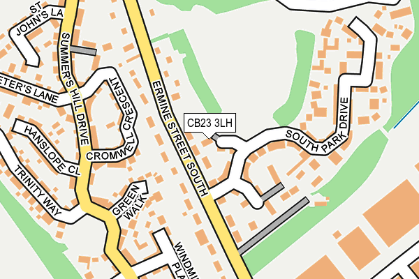 CB23 3LH map - OS OpenMap – Local (Ordnance Survey)