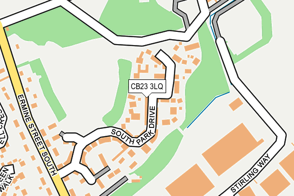 CB23 3LQ map - OS OpenMap – Local (Ordnance Survey)