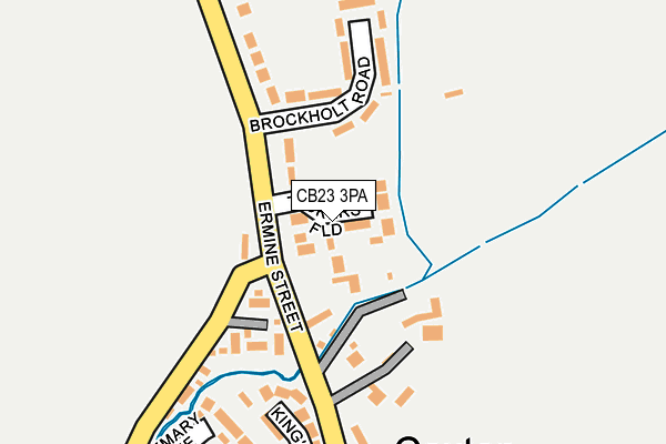 CB23 3PA map - OS OpenMap – Local (Ordnance Survey)