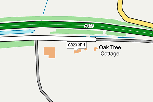 CB23 3PH map - OS OpenMap – Local (Ordnance Survey)