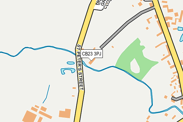 CB23 3PJ map - OS OpenMap – Local (Ordnance Survey)
