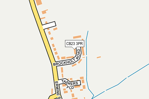 CB23 3PR map - OS OpenMap – Local (Ordnance Survey)