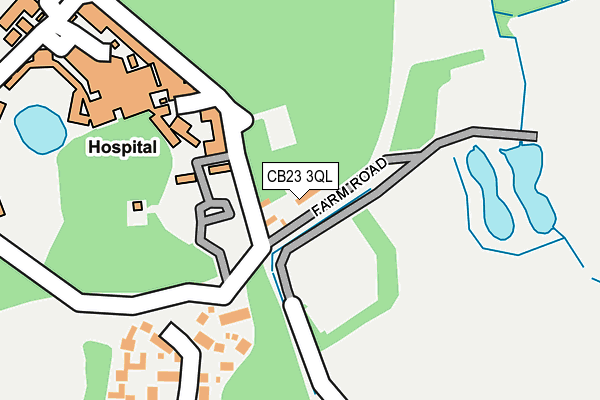 CB23 3QL map - OS OpenMap – Local (Ordnance Survey)