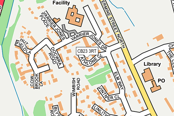 CB23 3RT map - OS OpenMap – Local (Ordnance Survey)