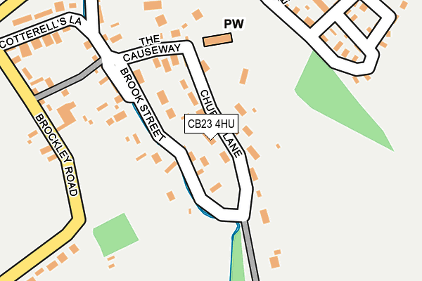 CB23 4HU map - OS OpenMap – Local (Ordnance Survey)