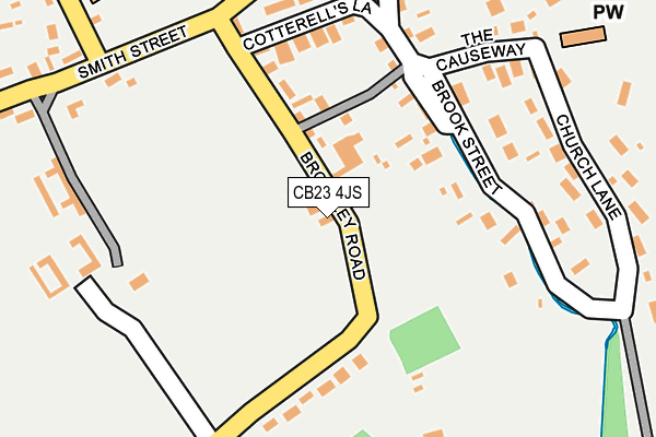CB23 4JS map - OS OpenMap – Local (Ordnance Survey)