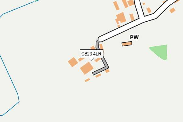 CB23 4LR map - OS OpenMap – Local (Ordnance Survey)