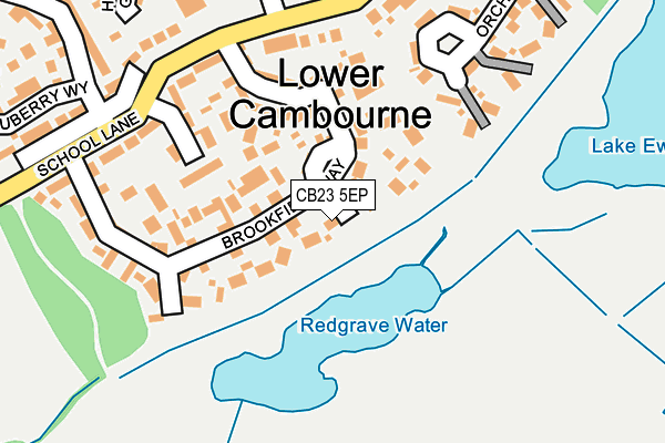 CB23 5EP map - OS OpenMap – Local (Ordnance Survey)