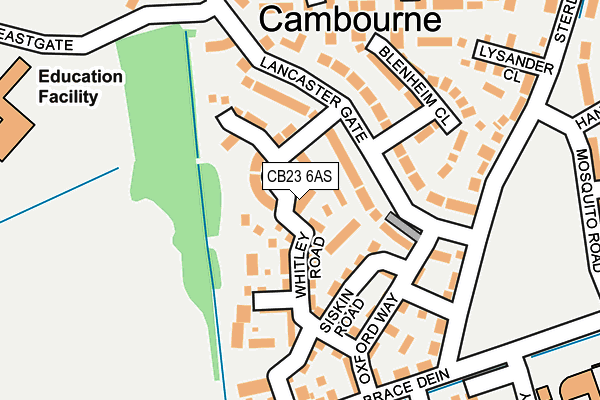 Map of CANDISH LIMITED at local scale