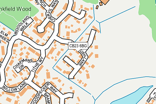 CB23 6BG map - OS OpenMap – Local (Ordnance Survey)