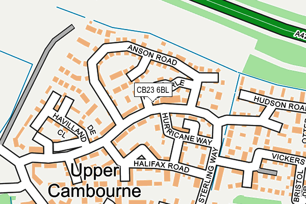 Map of CAMBRIDGE ACADEMY SWIM CLUB LIMITED at local scale