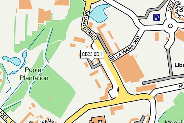CB23 6DH map - OS OpenMap – Local (Ordnance Survey)