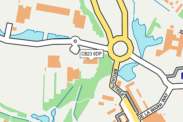 CB23 6DP map - OS OpenMap – Local (Ordnance Survey)