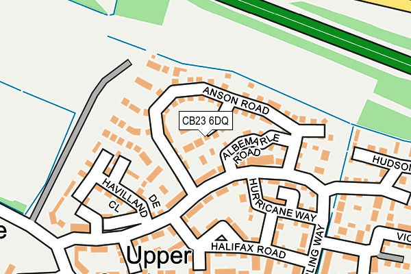 CB23 6DQ map - OS OpenMap – Local (Ordnance Survey)