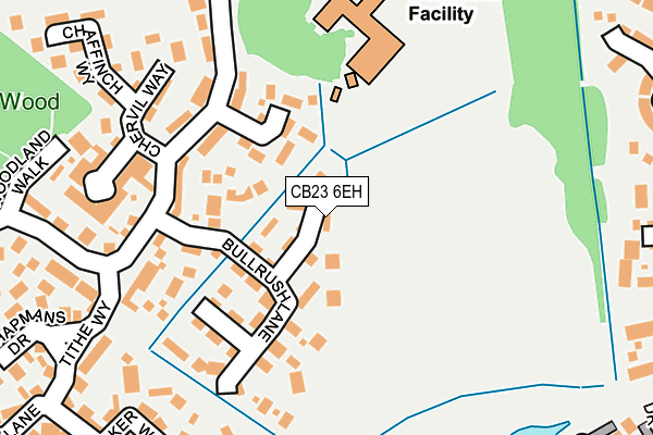 CB23 6EH map - OS OpenMap – Local (Ordnance Survey)