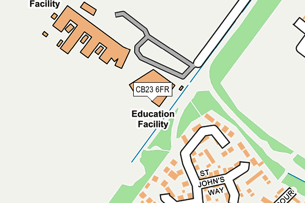 CB23 6FR map - OS OpenMap – Local (Ordnance Survey)