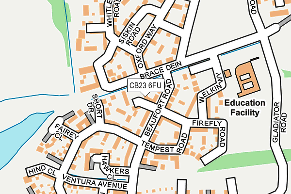 CB23 6FU map - OS OpenMap – Local (Ordnance Survey)