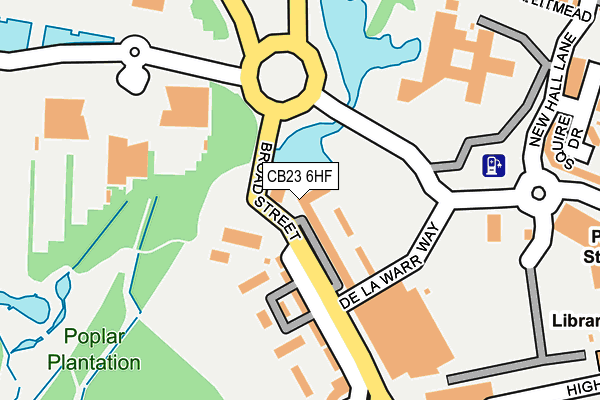 CB23 6HF map - OS OpenMap – Local (Ordnance Survey)