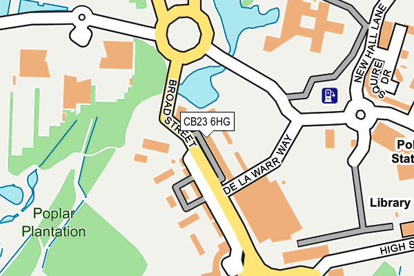 CB23 6HG map - OS OpenMap – Local (Ordnance Survey)