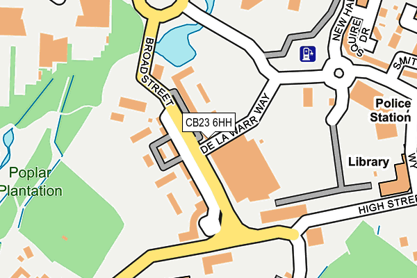 CB23 6HH map - OS OpenMap – Local (Ordnance Survey)