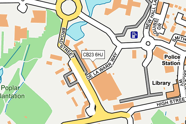 CB23 6HJ map - OS OpenMap – Local (Ordnance Survey)