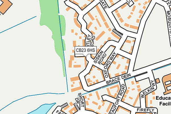 CB23 6HS map - OS OpenMap – Local (Ordnance Survey)