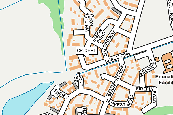 CB23 6HT map - OS OpenMap – Local (Ordnance Survey)
