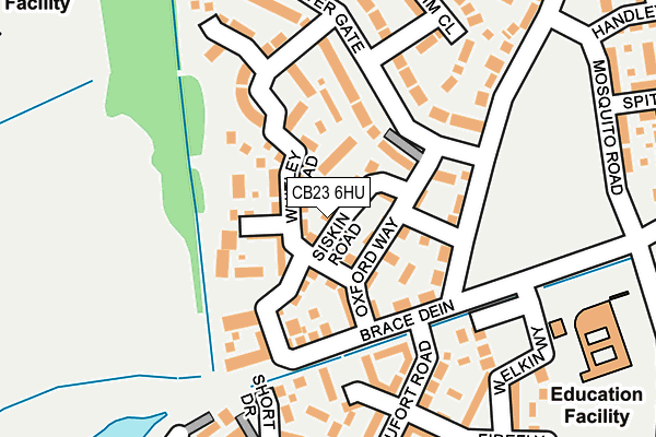 CB23 6HU map - OS OpenMap – Local (Ordnance Survey)