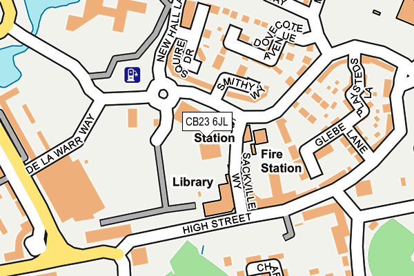 CB23 6JL map - OS OpenMap – Local (Ordnance Survey)