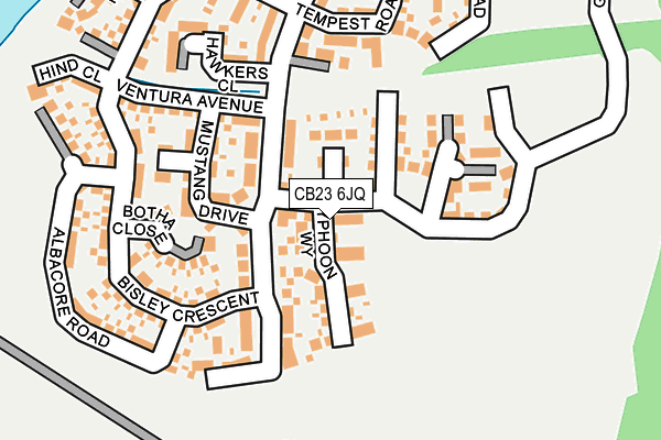CB23 6JQ map - OS OpenMap – Local (Ordnance Survey)