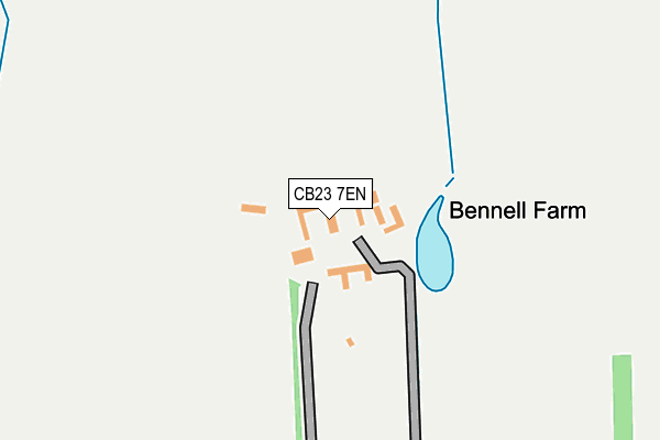 CB23 7EN map - OS OpenMap – Local (Ordnance Survey)