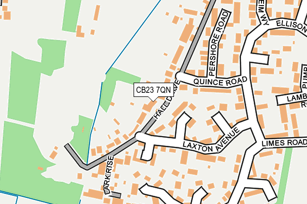 CB23 7QN map - OS OpenMap – Local (Ordnance Survey)