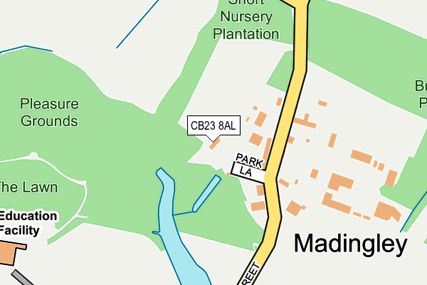 CB23 8AL map - OS OpenMap – Local (Ordnance Survey)