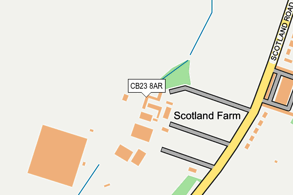 CB23 8AR map - OS OpenMap – Local (Ordnance Survey)