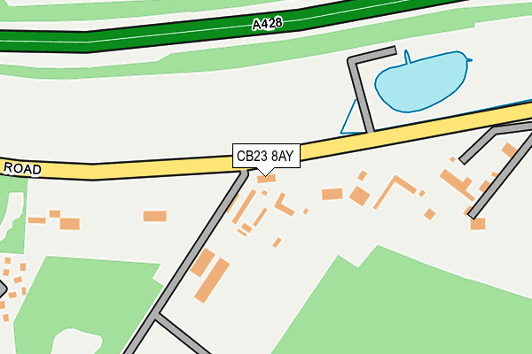 CB23 8AY map - OS OpenMap – Local (Ordnance Survey)