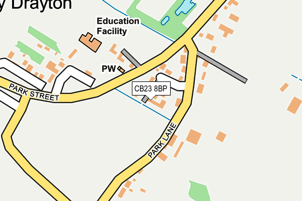 CB23 8BP map - OS OpenMap – Local (Ordnance Survey)