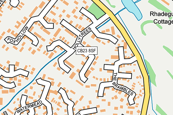 CB23 8SF map - OS OpenMap – Local (Ordnance Survey)
