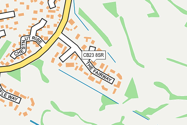 CB23 8SR map - OS OpenMap – Local (Ordnance Survey)