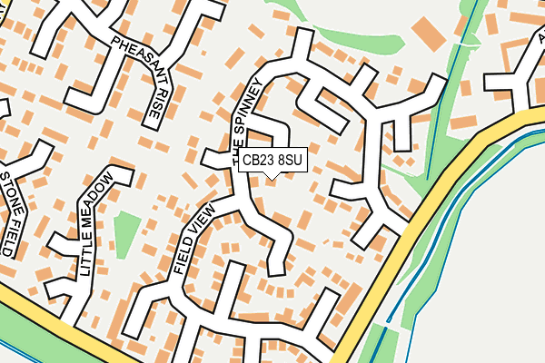 CB23 8SU map - OS OpenMap – Local (Ordnance Survey)