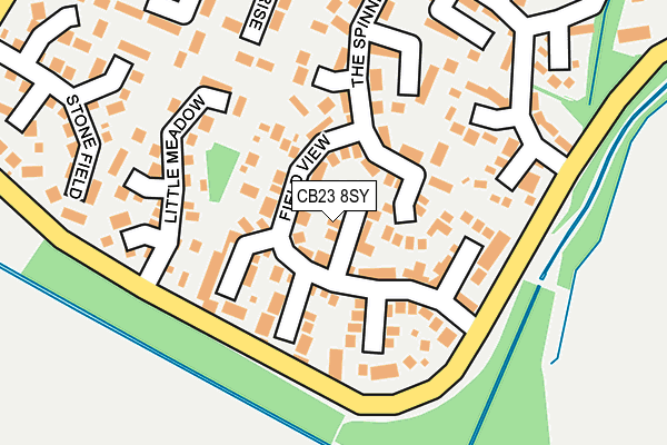 CB23 8SY map - OS OpenMap – Local (Ordnance Survey)